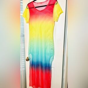 Rebdolls Fishnet Swim Cover-up/Dress - Sz 14/16, Excellent Condition!